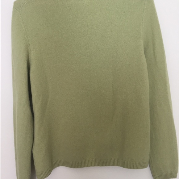 Privé 100% Cashmere sweater size large green - Picture 4 of 5